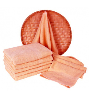 Darsi froté ručník 50x100 cm, barva lososevá