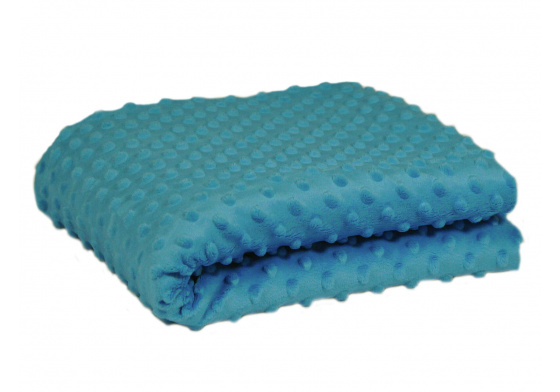 Minky 380 látky mikroplyš puntik barva Smaragd