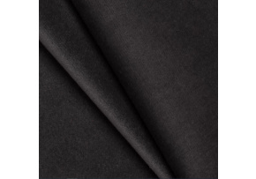 Velúrová poťahová látka Velluto 19, farba grafitová, metráž 145 cm    