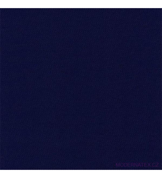 Bavlněný kepr BV NORD 245x03 TMAVĚ MODRÁ