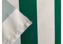 Nepremokavá látka, farba zelené prúžky, metráž 160 cm      