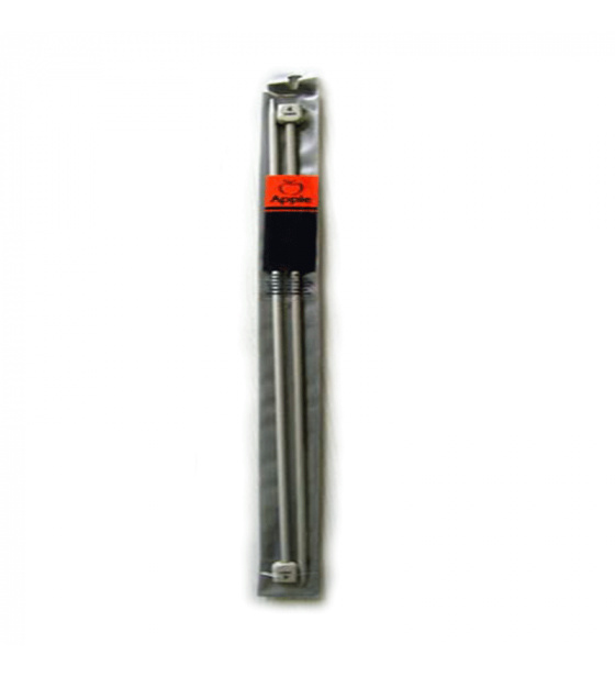 Aiguilles à tricoter droites en aluminium 2,5