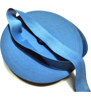 Lemovací prúžok polyestrový 25 mm farba modrá