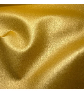 Ekokoža Soft glazovaná, farba Žltá, metráž 140 cm