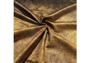 Velúrová poťahová látka Infinity 8, farba jantárová, metráž 142 cm  