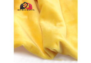 Jednofarebná látka Minky mikroplyš farba žltá