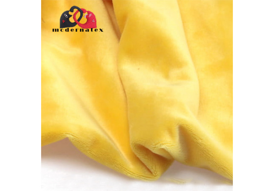 Minky mikroplyš jednobarevné barva žlutá
