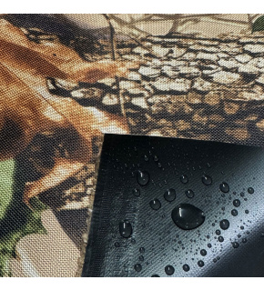 Nepremokavá látka Kodura jeseň 01 farba hnedá, metráž 150 cm   