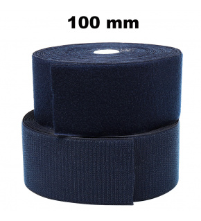 Pásik so suchým zipsom, set háčika a slučky, farba Granatová 100 mm, balenie 25 m