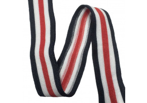 Pruhovaná páska 25 mm farba Modrá Multi - 01