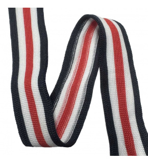 Pruhovaná páska 25 mm farba Modrá Multi - 01