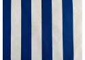 Nepremokavá látka, farba modré prúžky, metráž 160 cm      