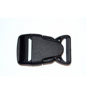 Spona plastová 30 mm čierna vzor 3