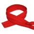 Zips červený kosticový deliteľný 5 mm, dĺžka 65 cm