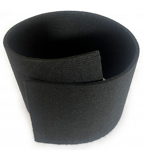 Technický filc 4 mm, farba čierna, metráž 100 cm Technický filc 4 mm, farba čierna, metráž 100 cm