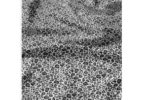 Bavlnená látka vzor leopard šedý, metráž 160 cm Bavlnená látka vzor leopard šedý, metráž 160 cm