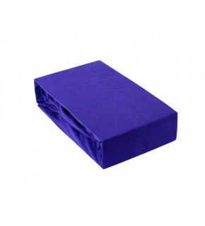 Exclusive Jersey prostěradlo s gumou 180x200 cm barva Chabrová