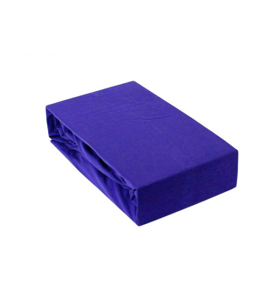 Exclusive Jersey prostěradlo s gumou 180x200 cm barva Chabrová