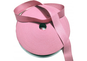 Lemovací prúžok polyestrový 25 mm farba ružová