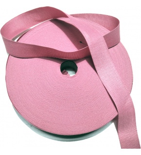 Lemovací prúžok polyestrový 25 mm farba ružová