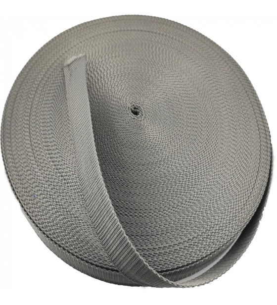 Polypropylénový popruh 30  mm tm. šedý  (balení 50m)