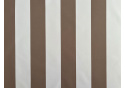 Nepremokavá látka, farba cappuccinová prúžky, metráž 160 cm 