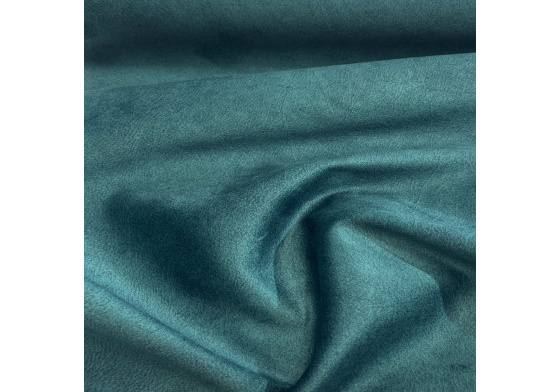 Velvet upholstery fabric Salvador Petrol for furniture, by the meter - Pet Proof
