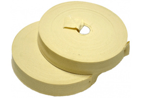 Lemovací prúžok polyestrový 30 mm farba ecru