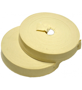 Lemovací prúžok polyestrový 30 mm farba ecru