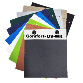 Vzorník látek Comfort na záhradný nábytok a vankúše, odolná voči UV-WR žiareniu