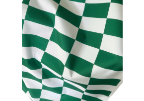 Látka do exteriéru na zahradné lehátka a húpacie siete, farba Bielo-Ultrmarine Šachovnica 5x10 cm Látka do exteriéru na zahradné lehátka a húpacie siete, farba Bielo-Ultrmarine Šachovnica 5x10 cm