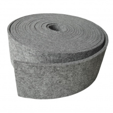 Dekoračný filc 3 mm farva šedá, pásek 10x100 cm, 300 gr