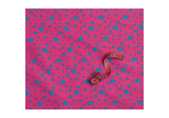 Dětská dekorační bavlněná látka vzor hvězdy vte 1556-1