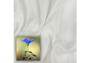 Ľanová prírodná látka Oskar farba biela 265 gr 