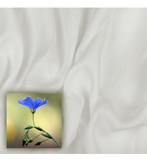 Ľanová prírodná látka Oskar farba biela 265 gr 