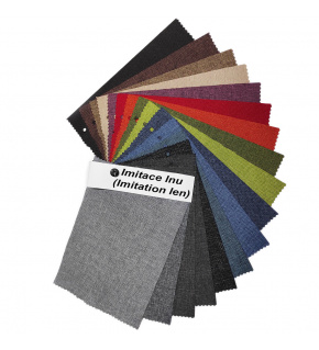 Vzorkovník vodeodolných látok Imitácia ľanu