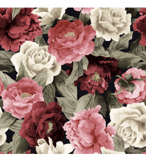 Velúrová poťahová látka s potlačou vzor 401067-101