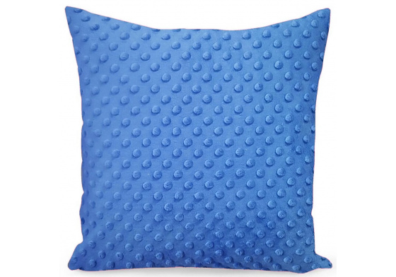 Obliečka na vankúšik mikroplyš 40X40 cm, farba Modrá