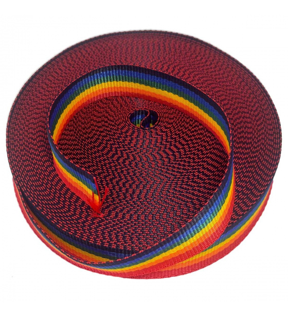 Polypropylénový popruh 30 mm Duha (balení 50 m)