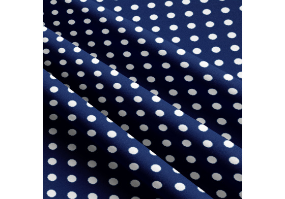 Bavlnená látka, vzor 10 mm biela bodka na granátovom podklade, metráž 160 cm   