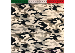 Bavlnená látka vzor moro bez, metráž 160 cm