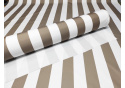 Tissu imperméable PREMIUM couleur bandes cappuccino