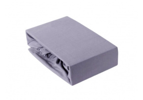 Jersey prestieradlo s gumičkou 160x200 cm, farba Šedá Jersey prestieradlo s gumičkou 160x200 cm, farba Šedá