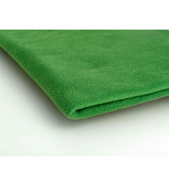 Microfleece farba zelená 35
