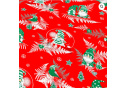Vianočný vzor bavlnenej látky 1133-3, metráž 160 cm
