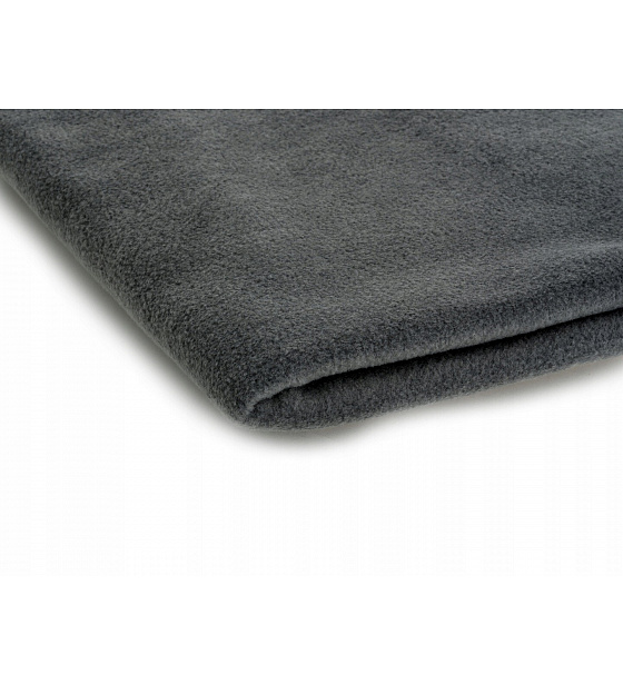 Látka Microfleece barva Tm. šedá  1,55 m x 0,33 m
