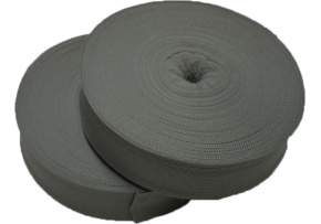 Lemovací prúžok polyestrový 40 mm farba šedá