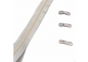 Fermeture à glissière en spirale ecru 5 mm au métre
