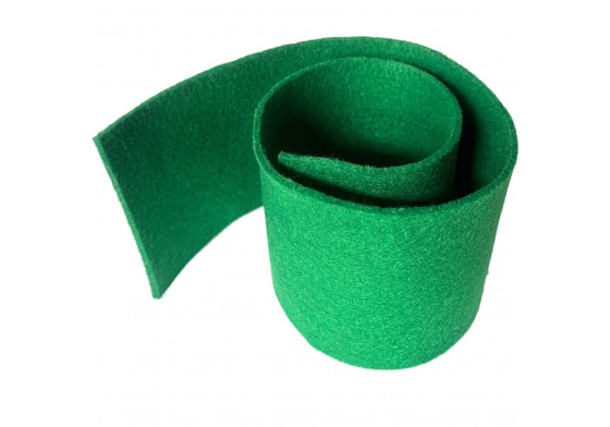 Dekorační filc 3 mm, barva Zelená, metráž 100cm 600gr