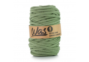 Bavlnená šnúra 9 mm, 50 m, farba pistáciová 240